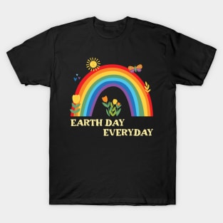 Earth Day Everyday Rainbow T-Shirt